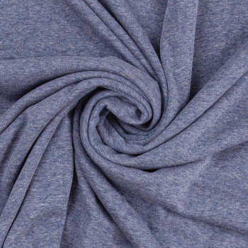 Alpenfleece/-sweat Mila blau meliert (10 cm)